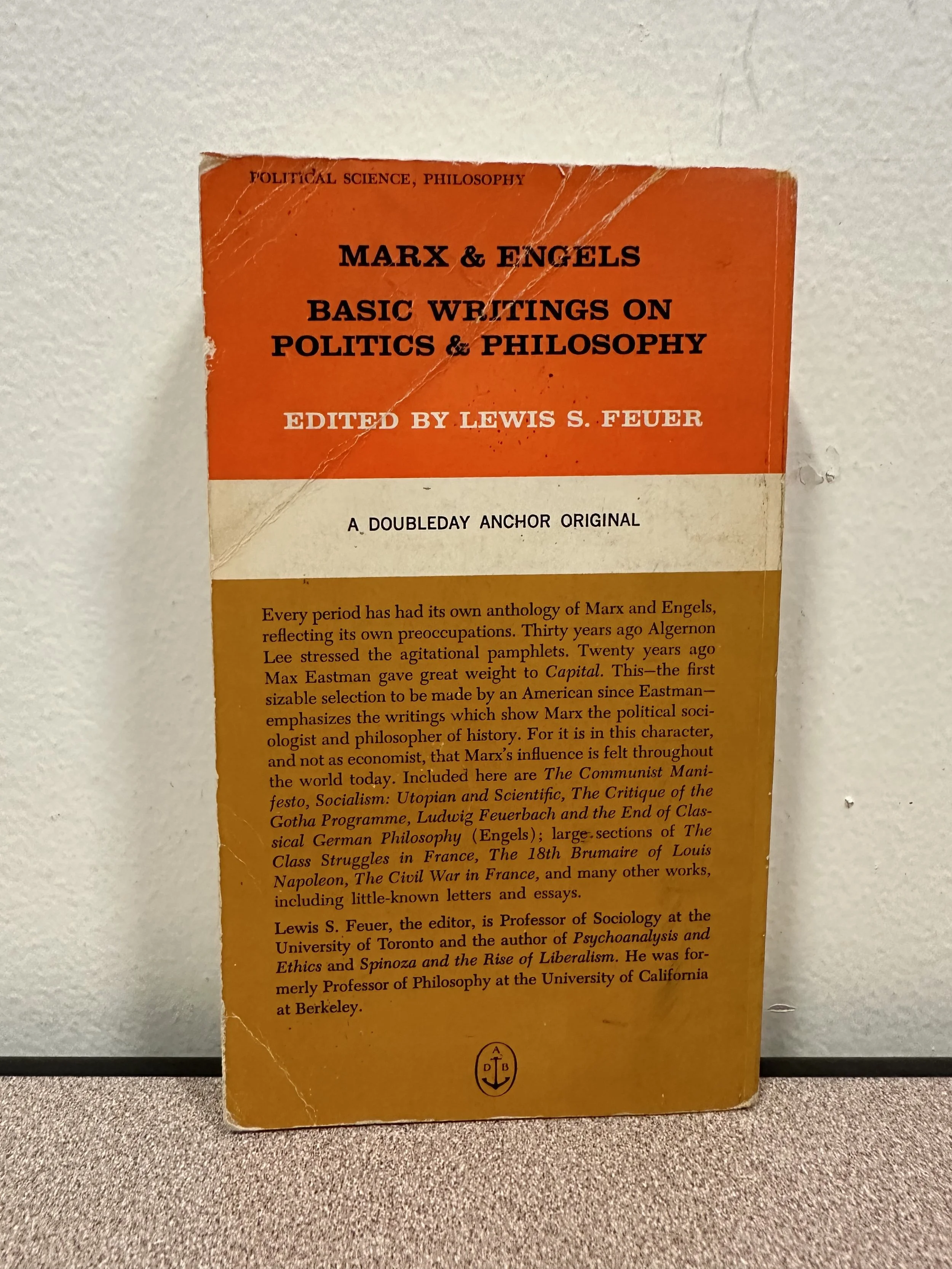 Feuer (1959). Marx & Engels: Basic writings on politics